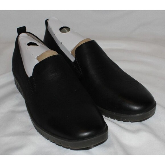 Dansko Women Linley Burnished Calf Leather Black Loafers Shoes - Picture 4 of 7